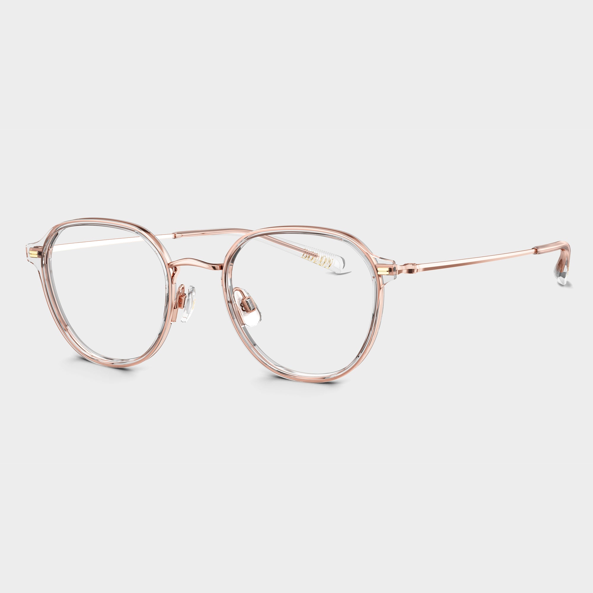 Rose gold/ Transparent