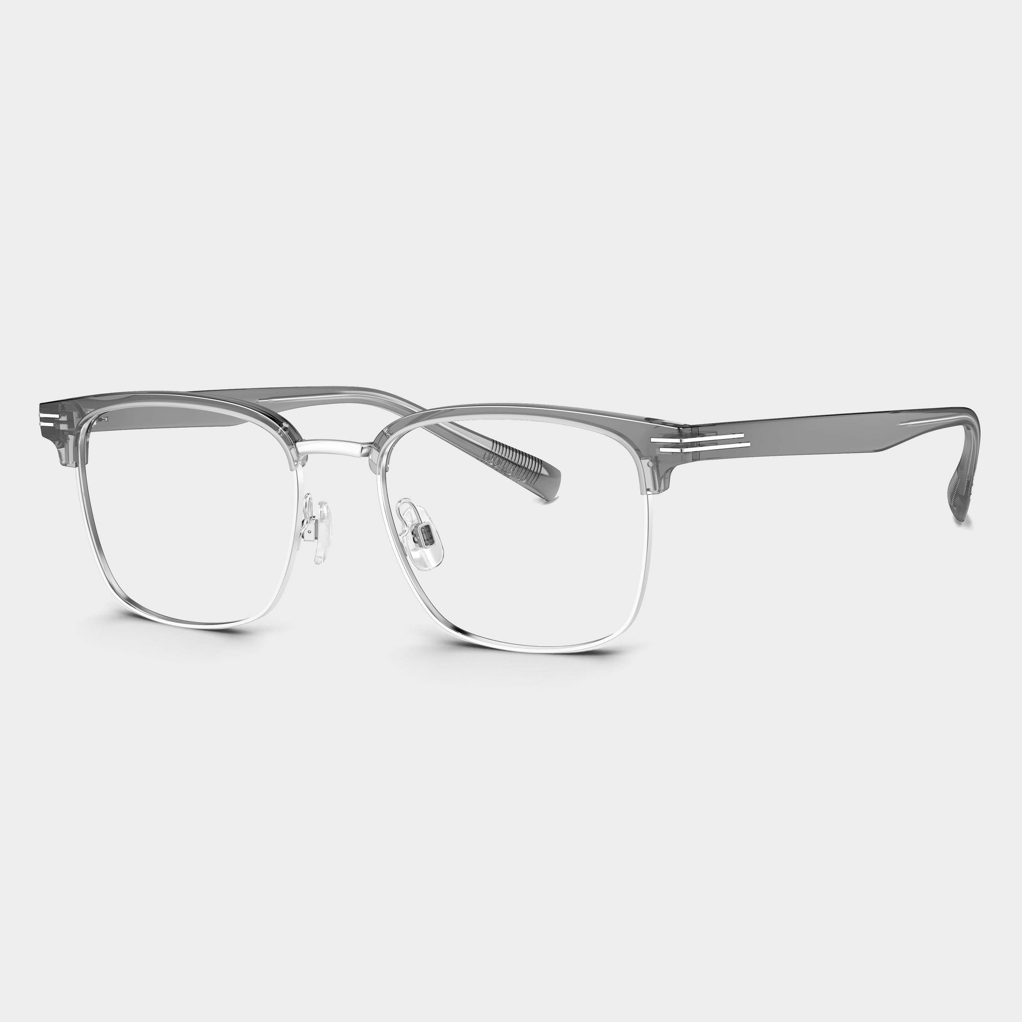 Silver|Transparent Grey