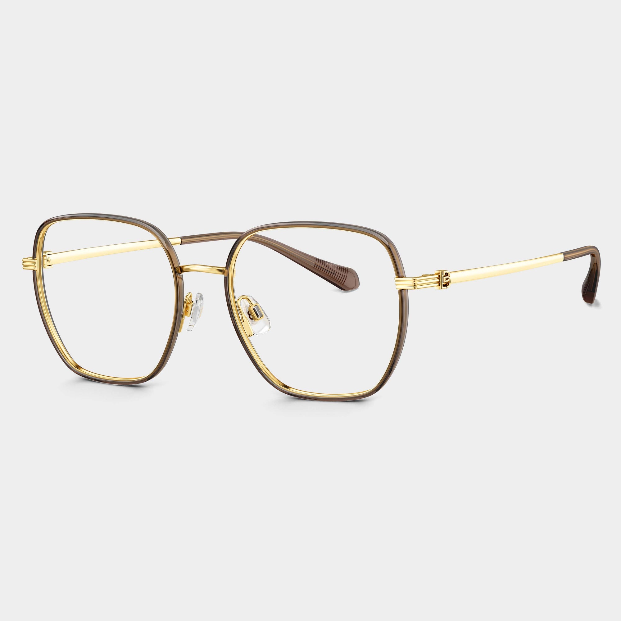 Gold|Transparent Brown