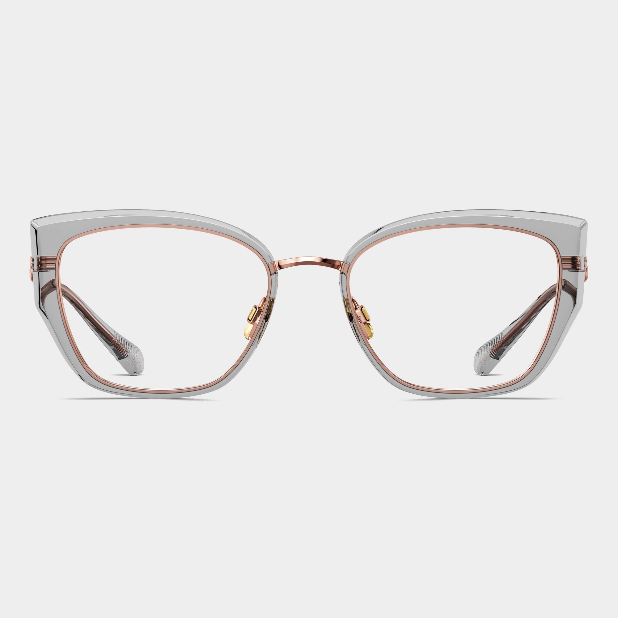 Rose Gold|Transparent Grey
