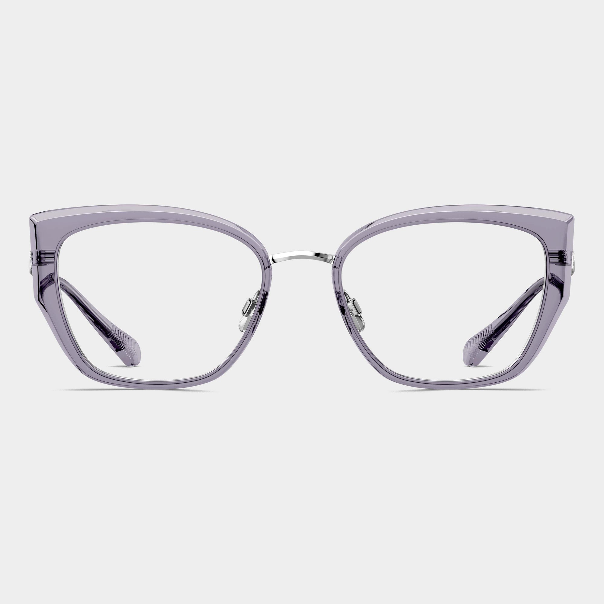 Silver|Transparent Purple