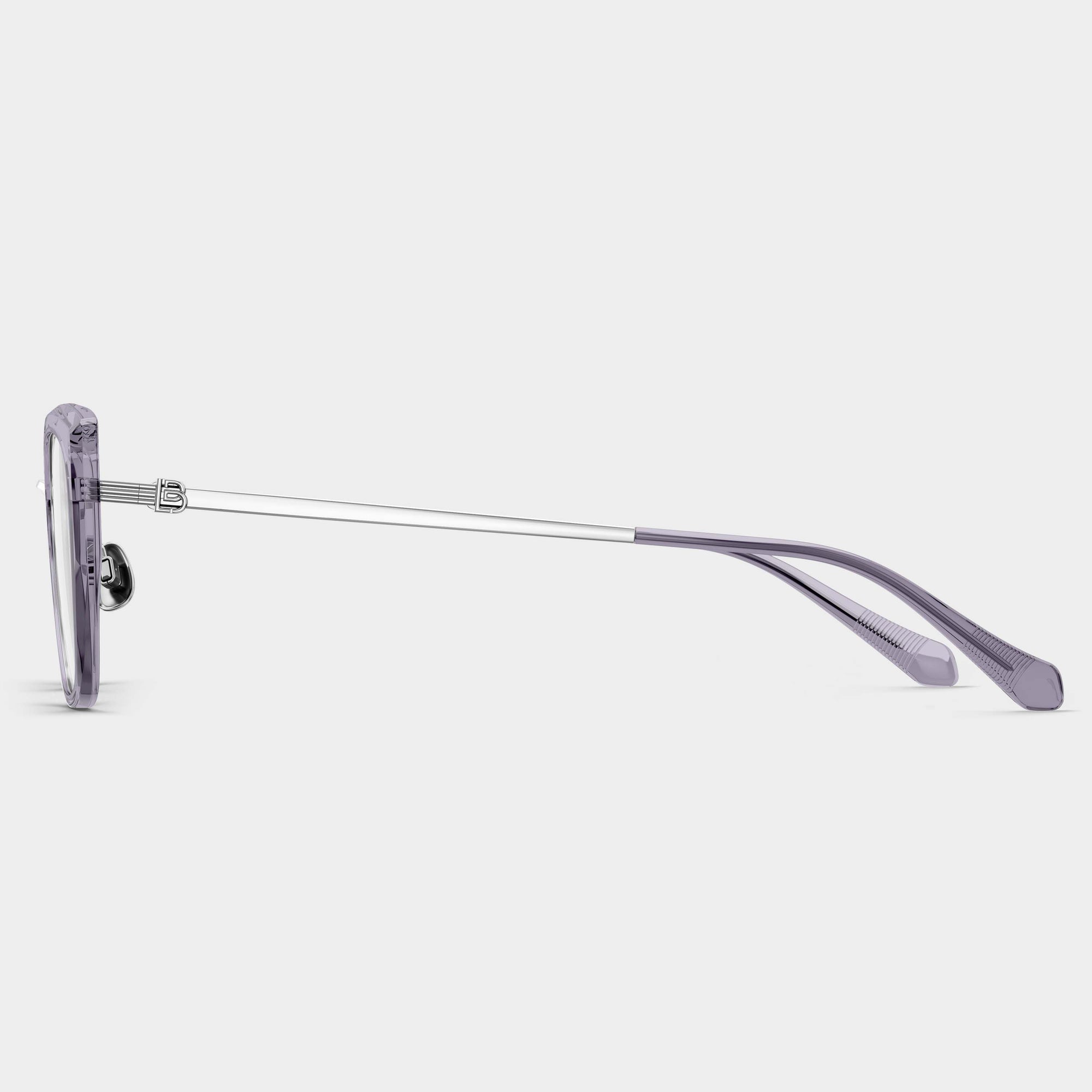 Silver|Transparent Purple