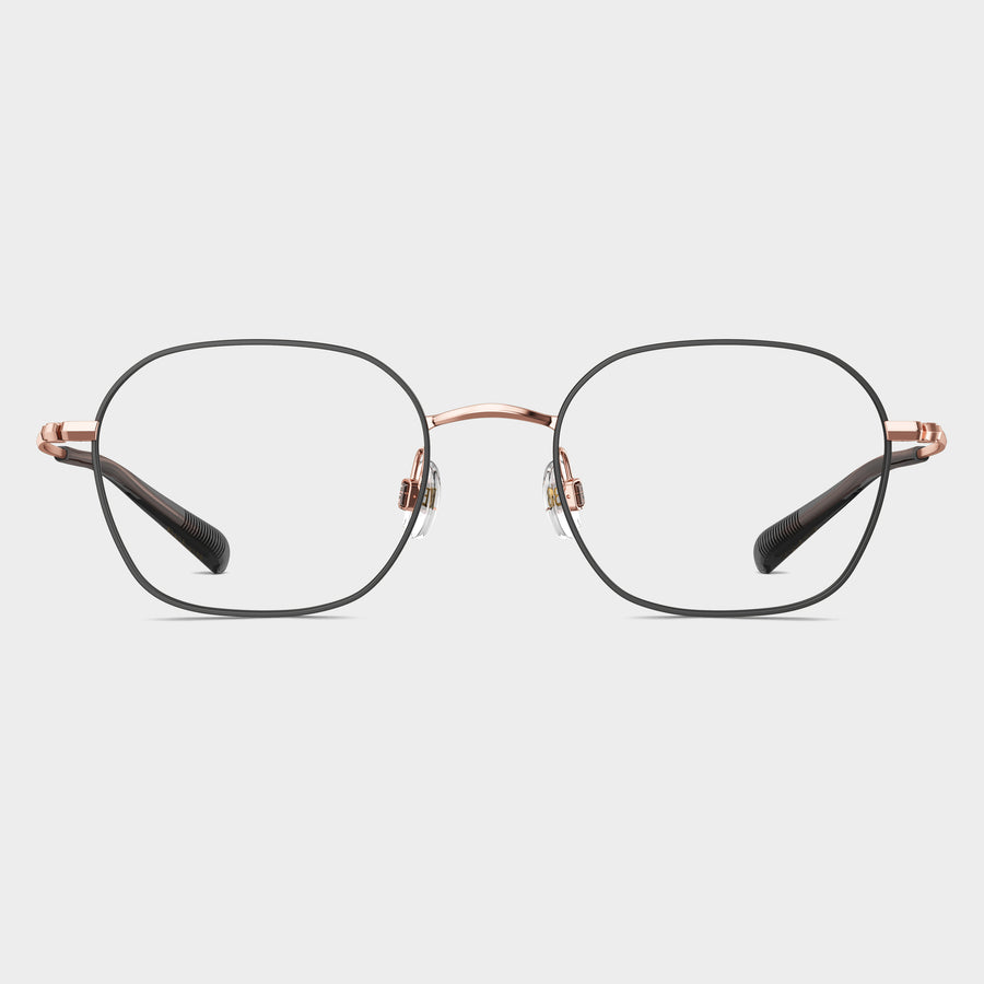 Rose gold/ Rim matte black