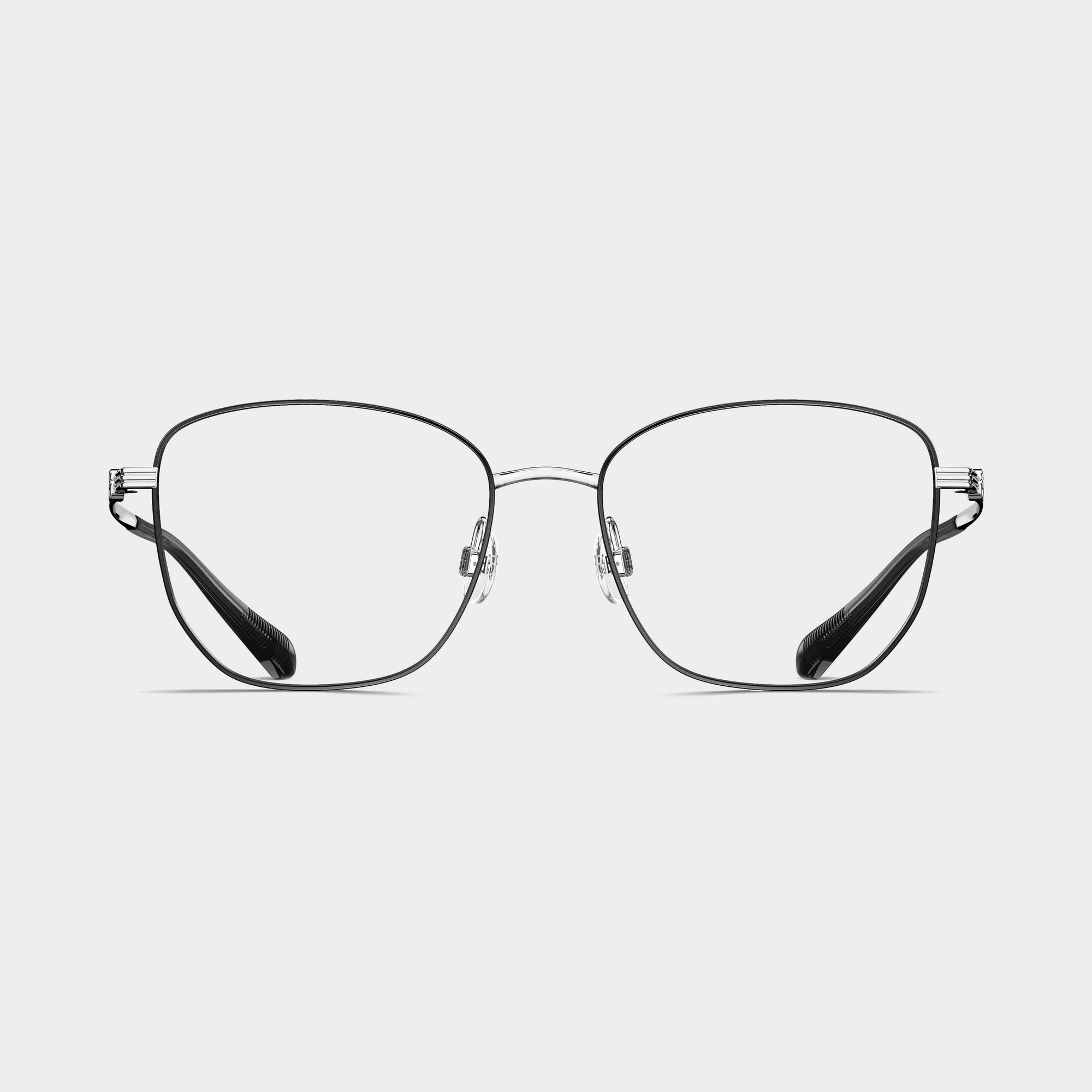 Silver|Matte Black Front Rim