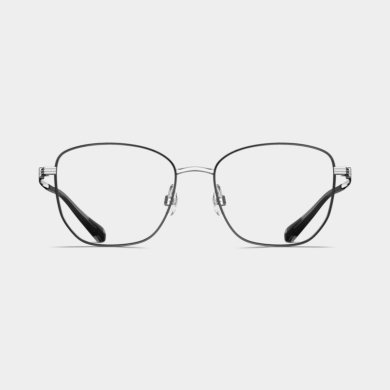 Silver|Matte Black Front Rim