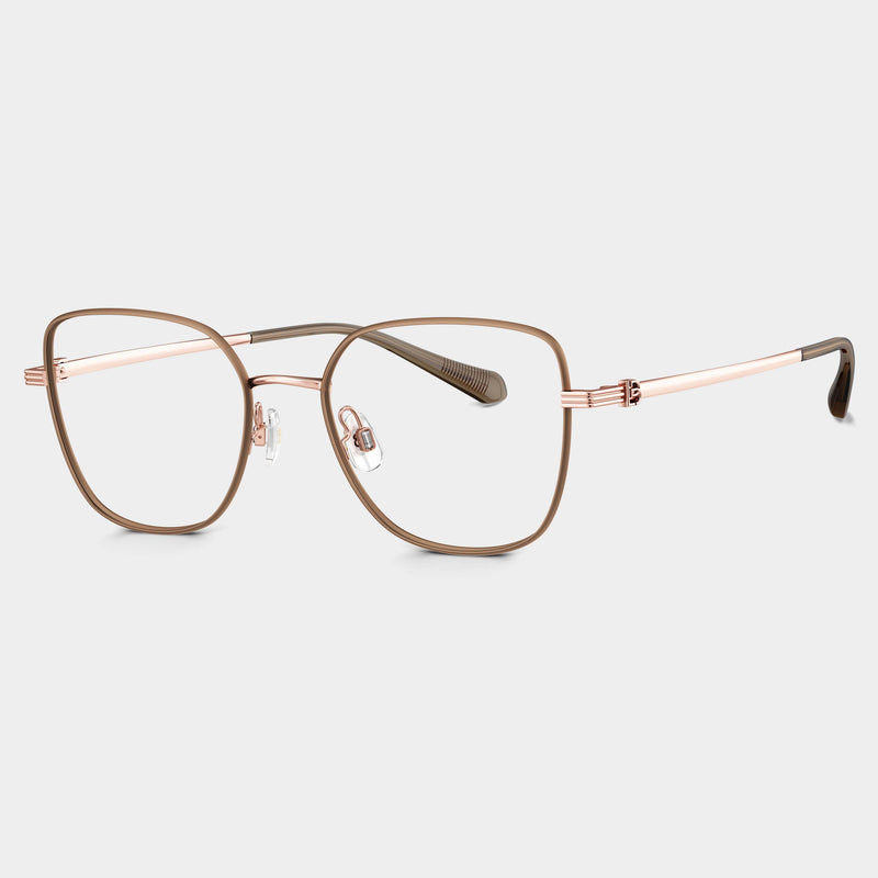 Rose Gold|Khaki Brown Front Rim