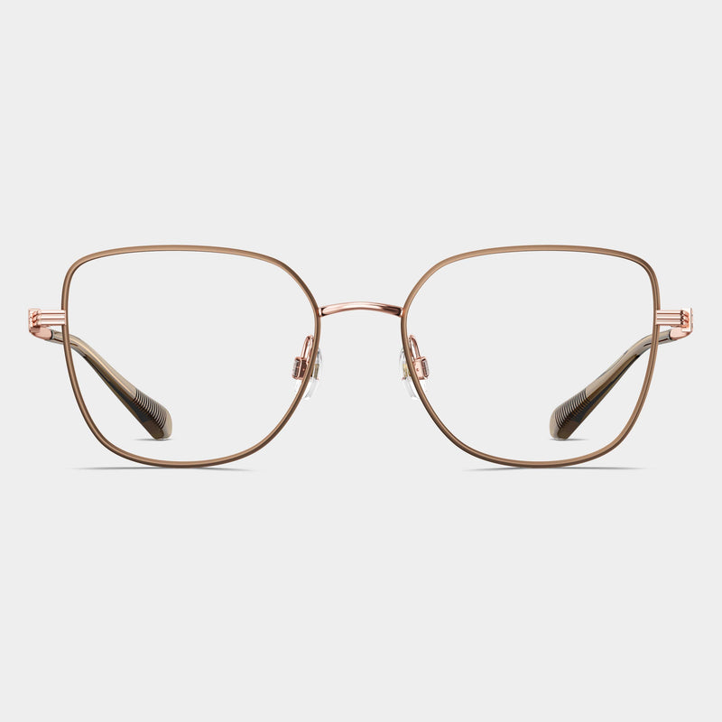 Rose Gold|Khaki Brown Front Rim