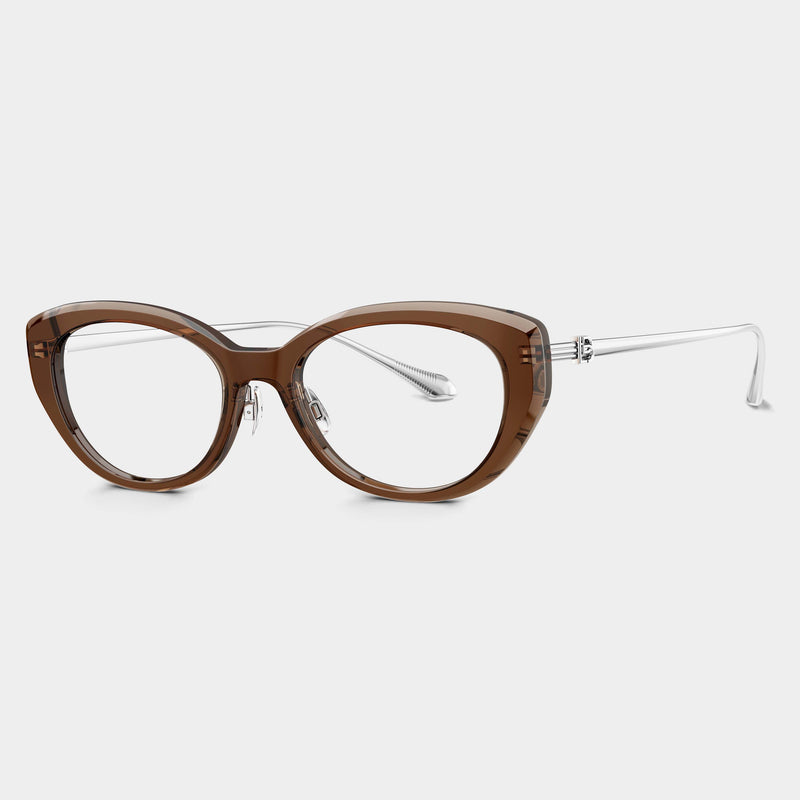 Transparent Dark Caramel Brown