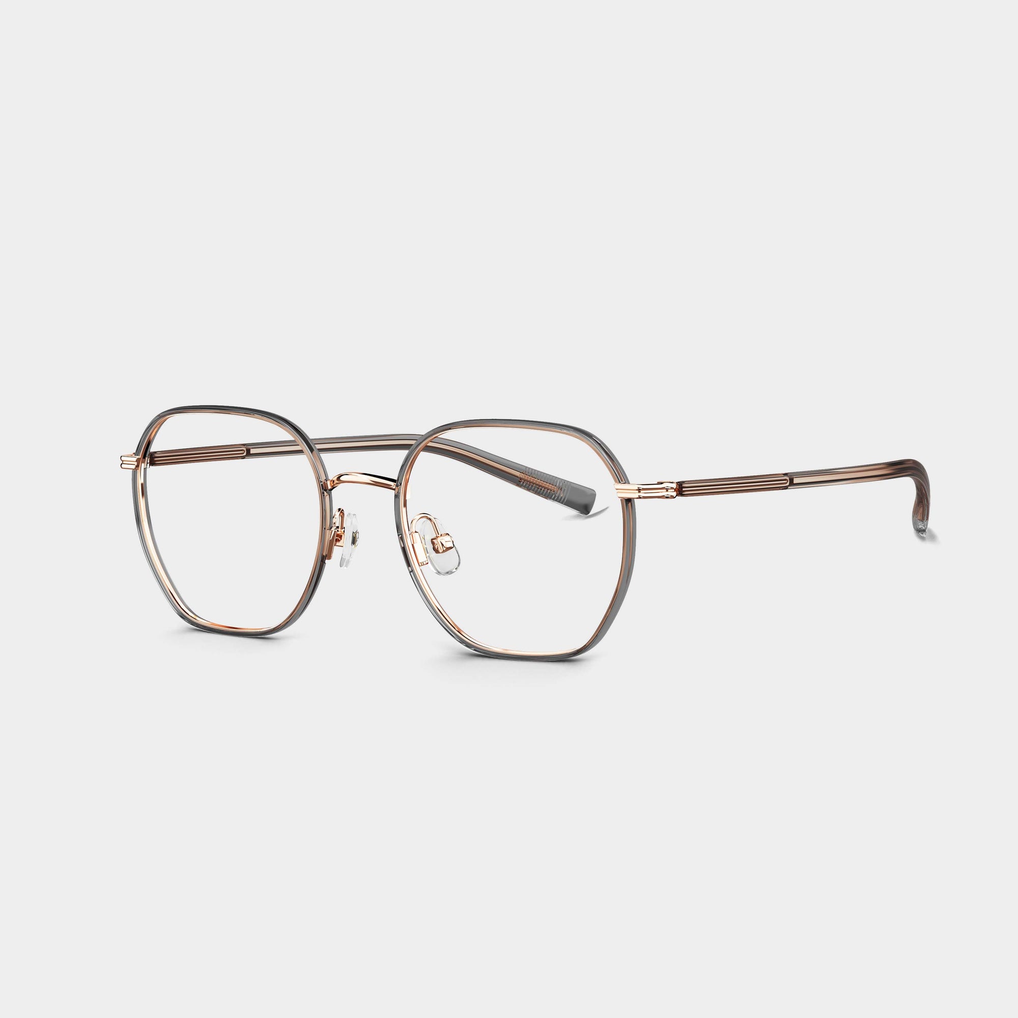 Rose Gold|Transparent Grey