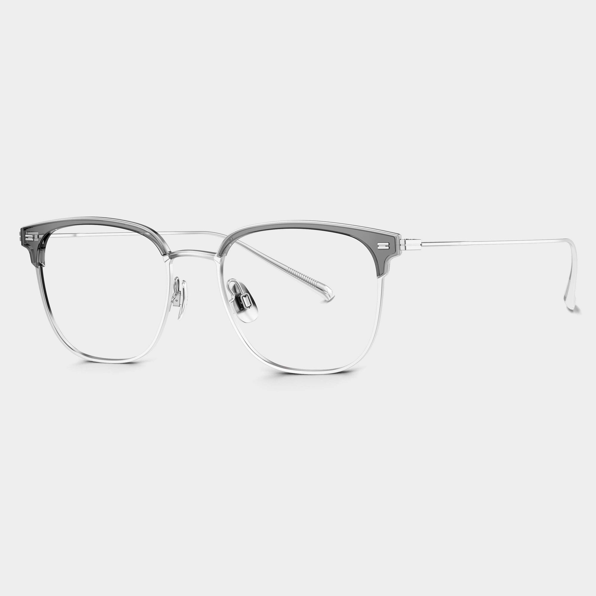 Silver|Transparent Grey