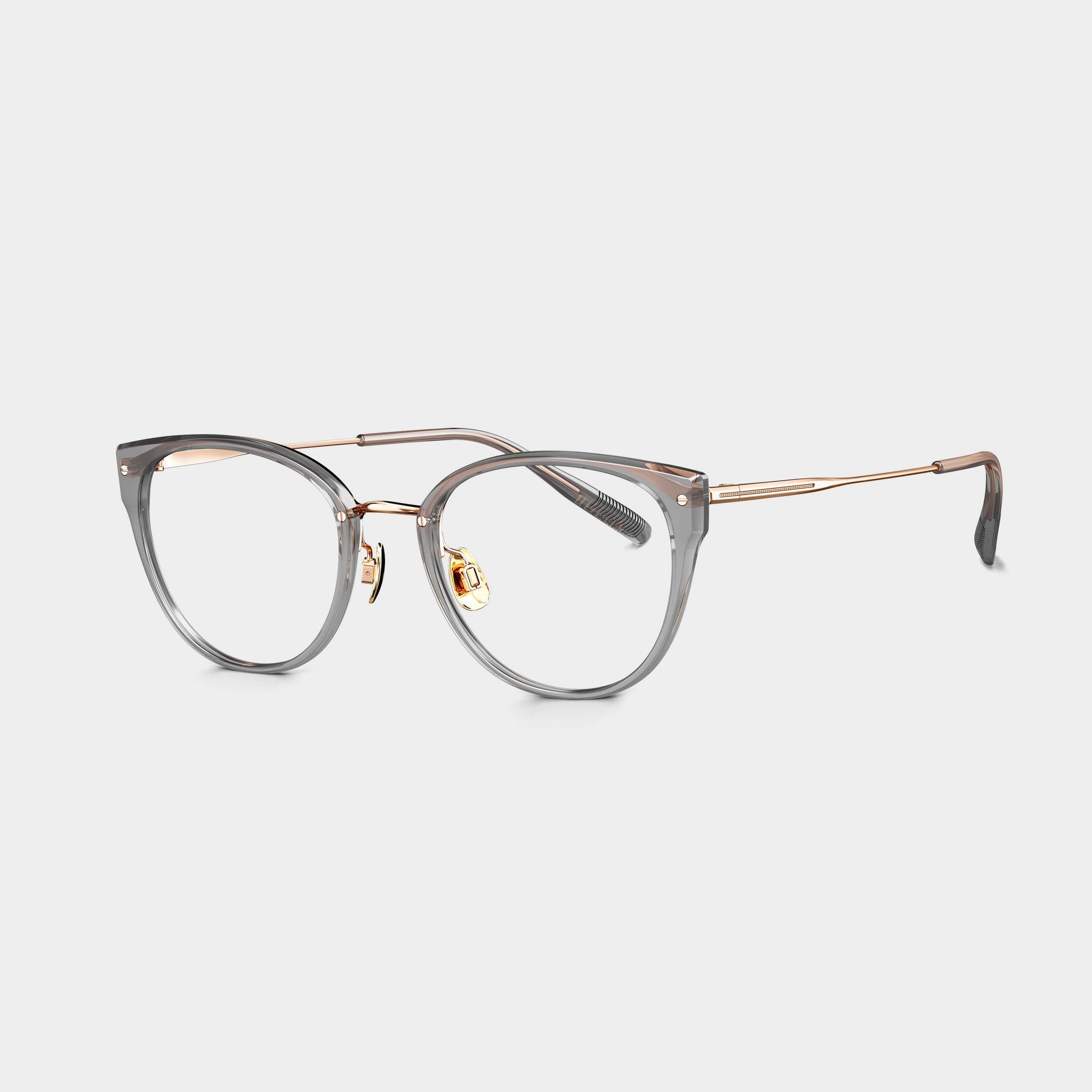 Rose Gold|Transparent Grey