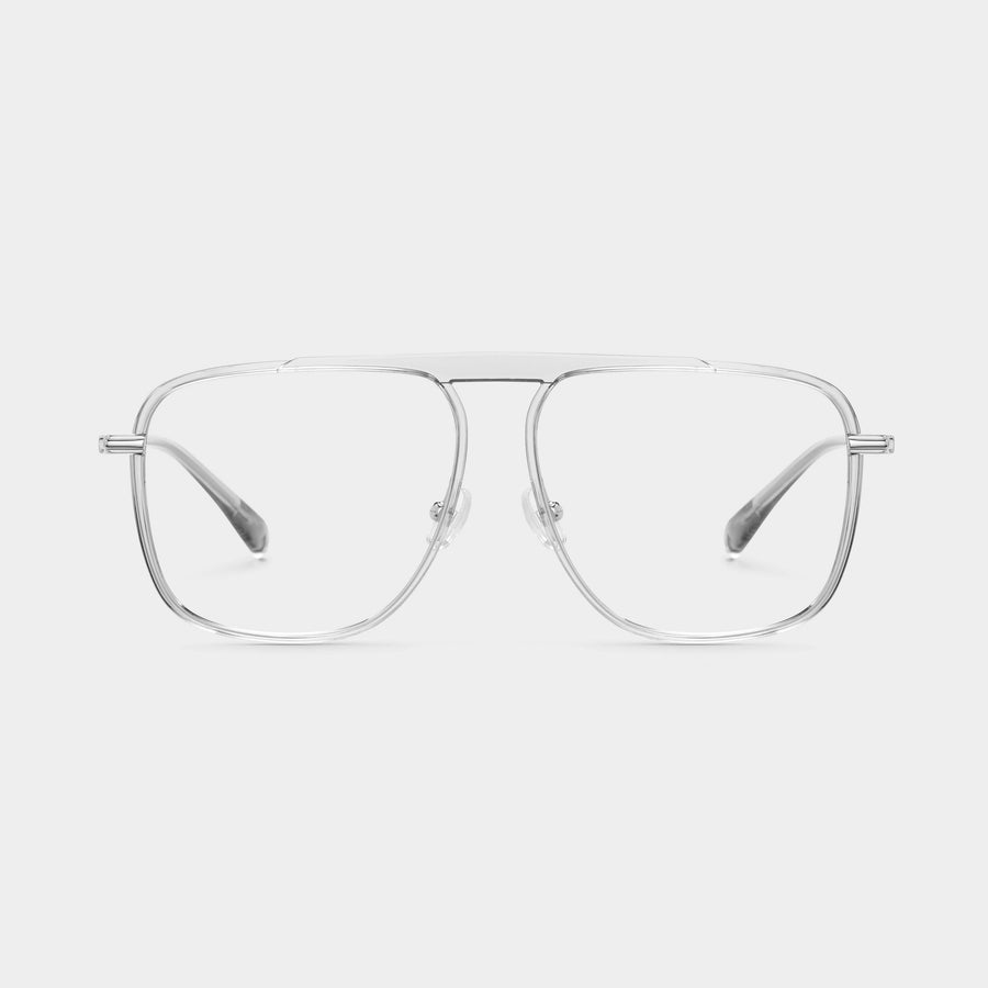 Transparent grey|silver