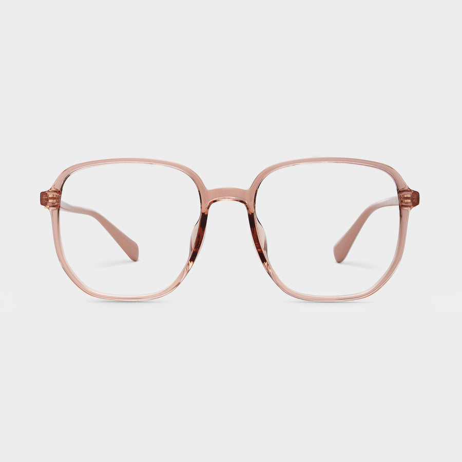 Transparent  Pinkish orange