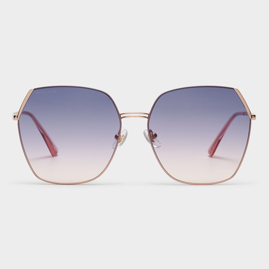 Gray Blue Pink Gradient