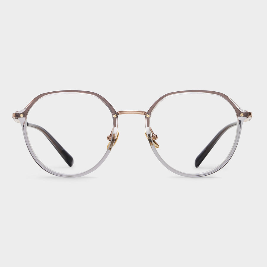 Transparent Gray / Rose Gold